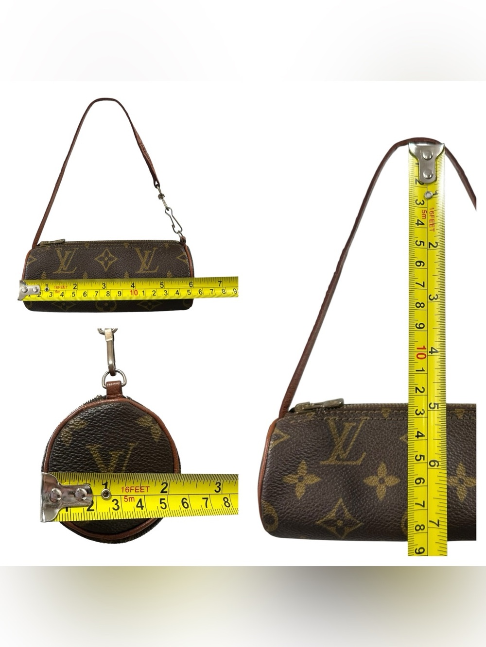 Louis Vuitton Monogram Leather Papillon Nano Mini Bag - Picture 14 of 15
